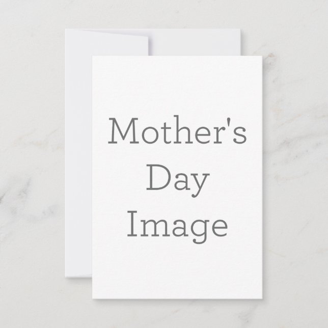 8.9 x 12.7 cm Platt Save The Date-kort (Framsida)