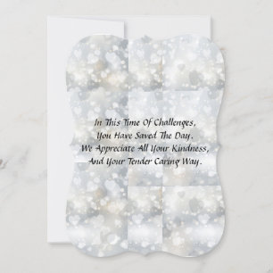 Tack för ditt kort för mottagare eller annan