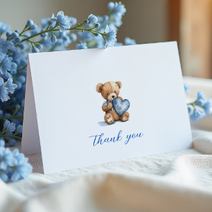 Tack för ditt kort för nalle Baby Shower