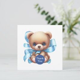 Tack för ditt kort för nalle Baby Shower