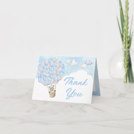 Tack för ditt kort för nalle Boyl Luftballong