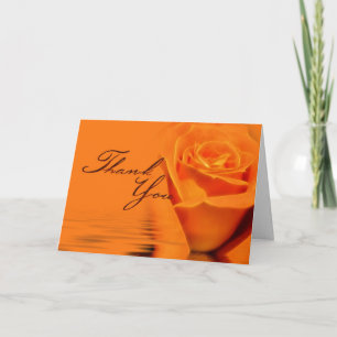 Tack för ditt kort för orange Ro