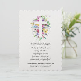 Tack för ditt kort för pastorns uppskattning