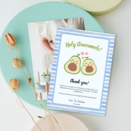 Tack för ditt kort för Photo Avocado Baby Shower P