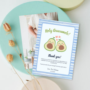 Tack för ditt kort för Photo Avocado Baby Shower P