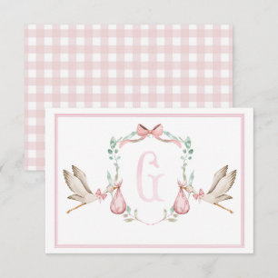 Tack för ditt kort för Preppy Southern Rosa Girl S