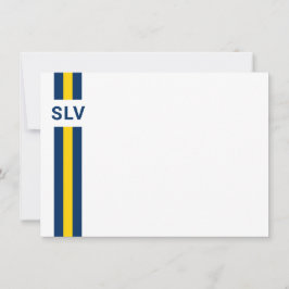 Tack för ditt kort för Rand och Gult
