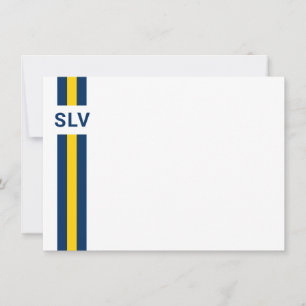 Tack för ditt kort för Rand och Gult