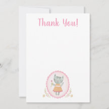 Tack för ditt kort för Rosa i kattunge