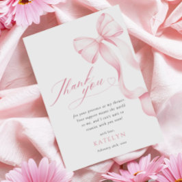 Tack för ditt kort för rosa-menyfliksområdet Babyk