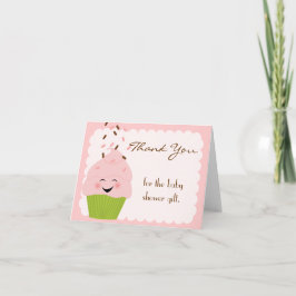 Tack för ditt kort för rosa Sprinkles