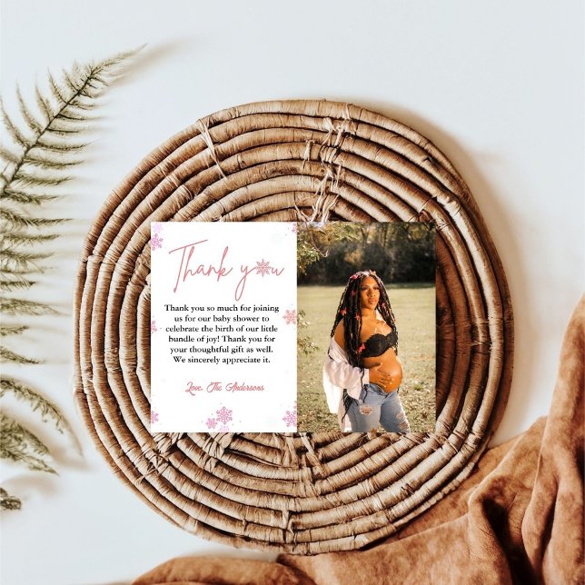 Tack för ditt kort för snöflingor (Skapare uppladdad)