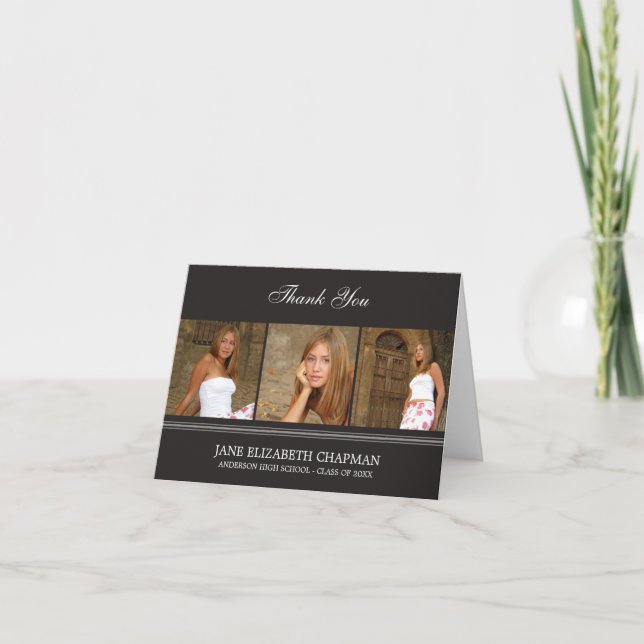 Tack för ditt kort för snyggt Grad Studenten (Framsida)