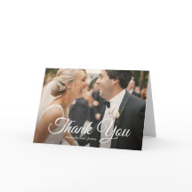 Tack för ditt kort för snyggt Modern Photo Personl