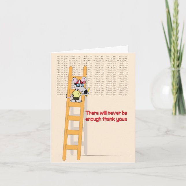 Tack för ditt kort för vännen (Framsida)