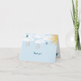 Tack för ditt kort för vår Baby Shower