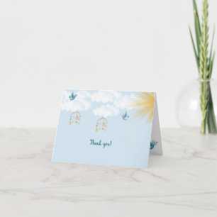 Tack för ditt kort för vår Baby Shower
