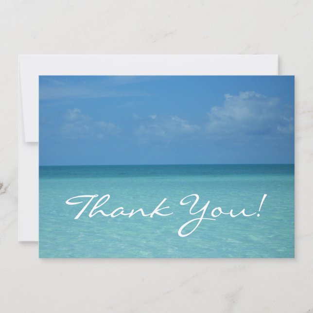 Tack för ditt kort för Västindien - Horisont (Framsida)