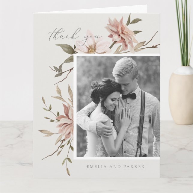 Tack för ditt kort för vildens Blommigtar (Framsida)