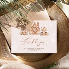 Tack för ditt kort för Vinter-julets babyskal