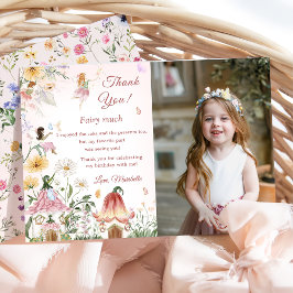 Tack för ditt kort för Wildblomma Fairy Birthday P