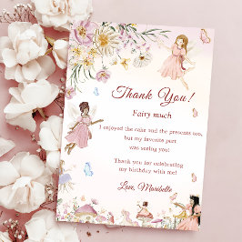Tack för ditt kort för Wildblomma Fairy Birthday P