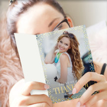 Tack för ditt kort, gnistra Delight FOIL Studenten