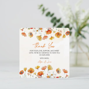 Tack för ditt kort i Blommigten Baby i Bloom