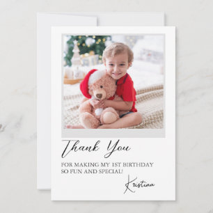 Tack för ditt kort i det moderna fotoskriptet på f