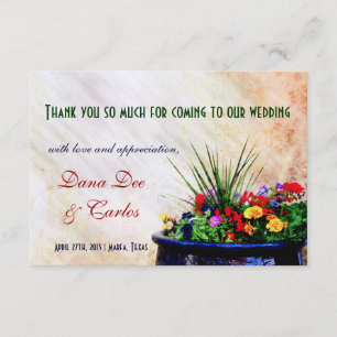 Tack för ditt kort i sydvästinspirerad Bröllop Gif