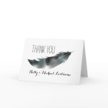 Tack för ditt kort, Inspired Black Feather