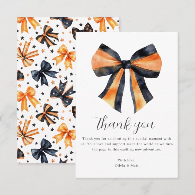 Tack för ditt kort! kort (Fram/baksida)