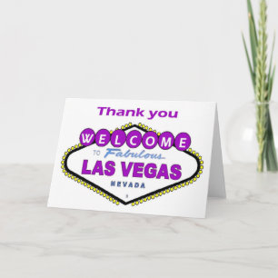 Tack för ditt kort Las Vegas