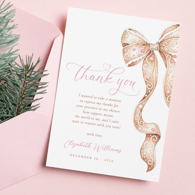 Tack för ditt kort, lilla babyskor kort (Skapare uppladdad)