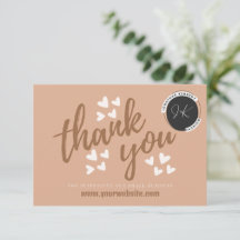 Tack för ditt kort - litet företag