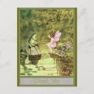 Tack för ditt kort med Fairy och Frog