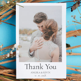 Tack för ditt kort med Kundi Blommigt Bröllop i el