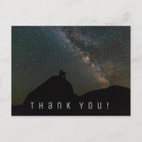 Tack för ditt kort. Milky Way Night Himlar.