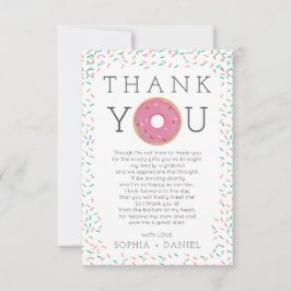 Tack för ditt kort - Modern Donut Sprinkles Baby S