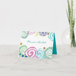 Tack för ditt kort, mor NATURE SWIRL Fladdermus Pu