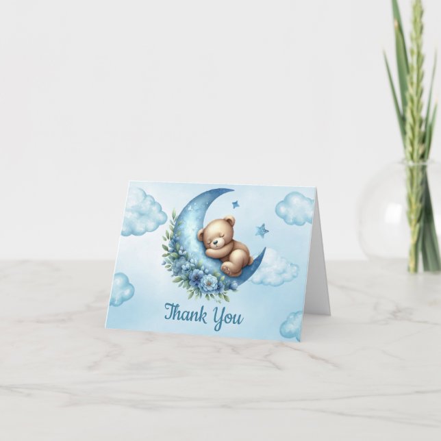 Tack för ditt kort över Måne Nallen (Framsida)