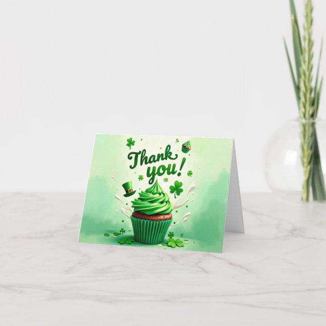 Tack för ditt kort på St. Patrick's Day (Framsida)