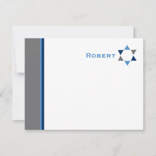 Tack för ditt kort, Pub Mitzvah Anteckningskort