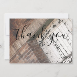 Tack för ditt kort, Red Brick Struktur