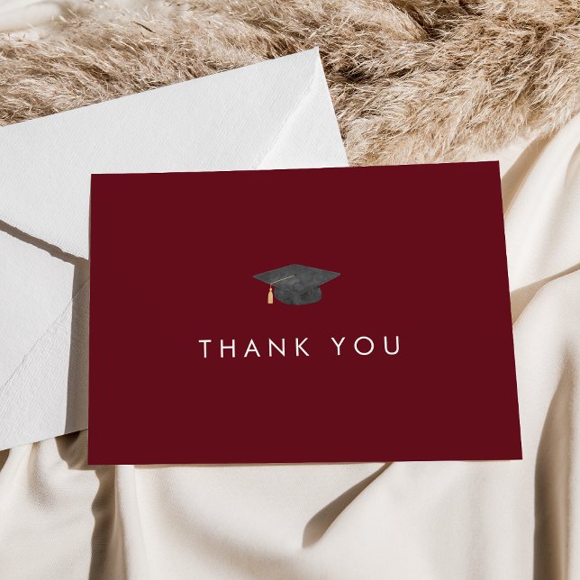Tack för ditt kort, Red Grad Cap Studenten (Skapare uppladdad)