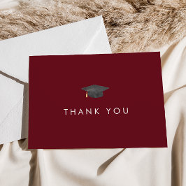 Tack för ditt kort, Red Grad Cap Studenten