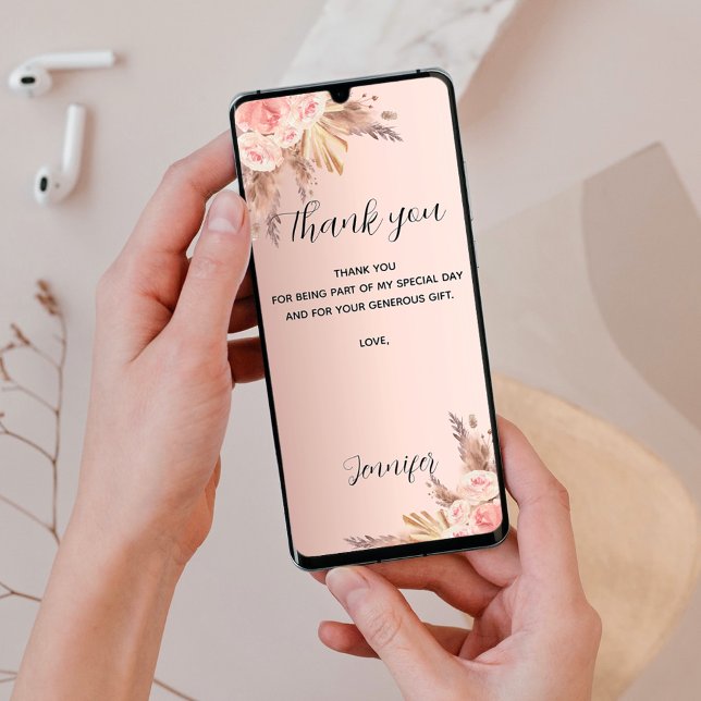 Tack för ditt kort, ro inbjudningar (Skapare uppladdad)