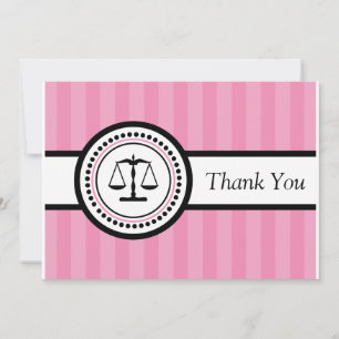 Tack för ditt kort (Rosa) för rand Legal Scales ()