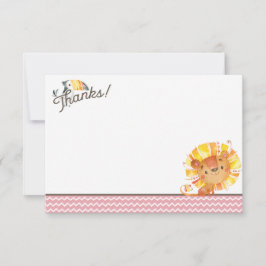 Tack för ditt kort, Safari Baby Shower