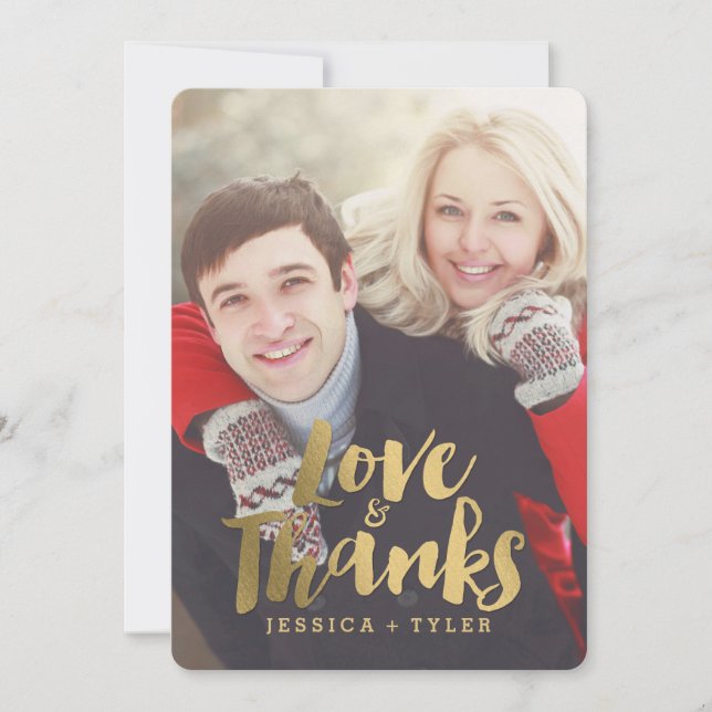 Tack för ditt kort, shing Promise Bröllop (Framsida)